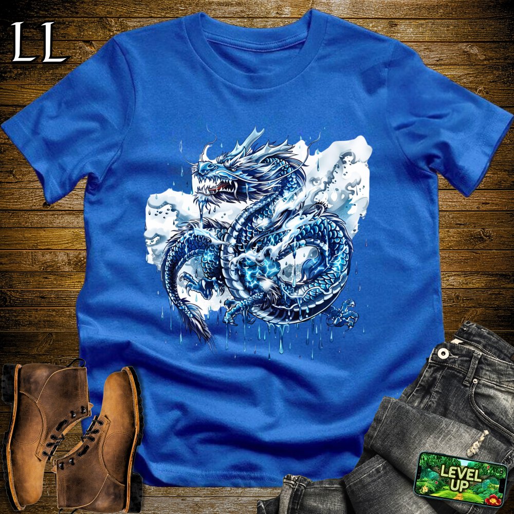 Rain Dragon Softstyle Tee - Royal - LegacyLayers