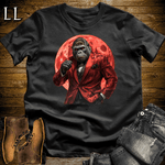 Red Moon Gorilla Black | Night Gorilla Graphic Tee