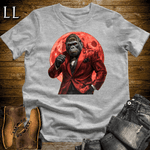 Red Moon Gorilla Sport Grey | Night Gorilla Graphic Tee
