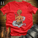 Aurelia's Smoke Break Cigar Girl T-Shirt Red | Cigar Pin-Up Girl Tee