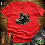 Reindeer Gorilla Softstyle Tee | Holiday Gift