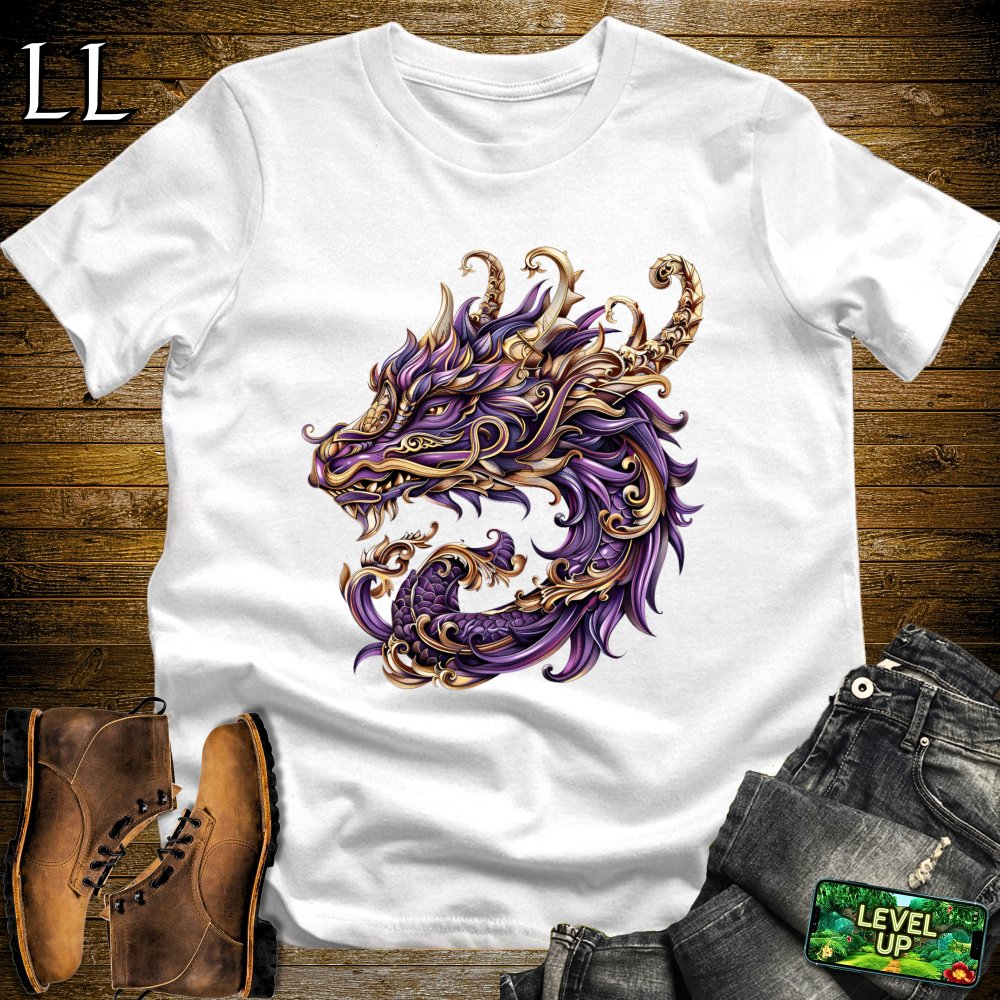 Renaissance Dragon Softstyle Tee - White - LegacyLayers