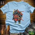 Rhino Samurai Light Blue | Animal Warrior Graphic Tee