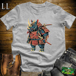 Rhino Samurai Sport Grey | Animal Warrior Graphic Tee