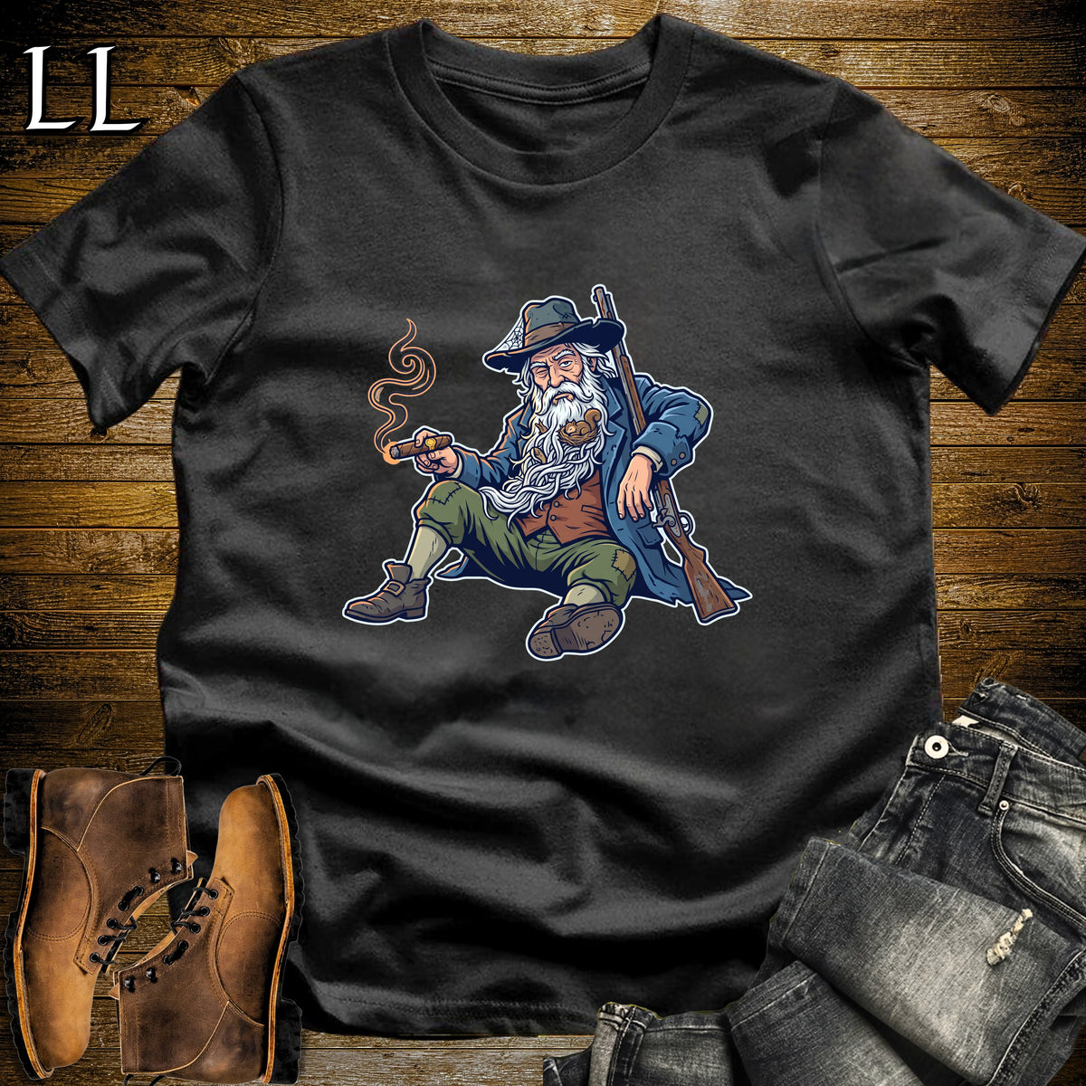 Rip Van Winkle Long Nap Cigar T-Shirt Black | Long Nap Cigar Shirt
