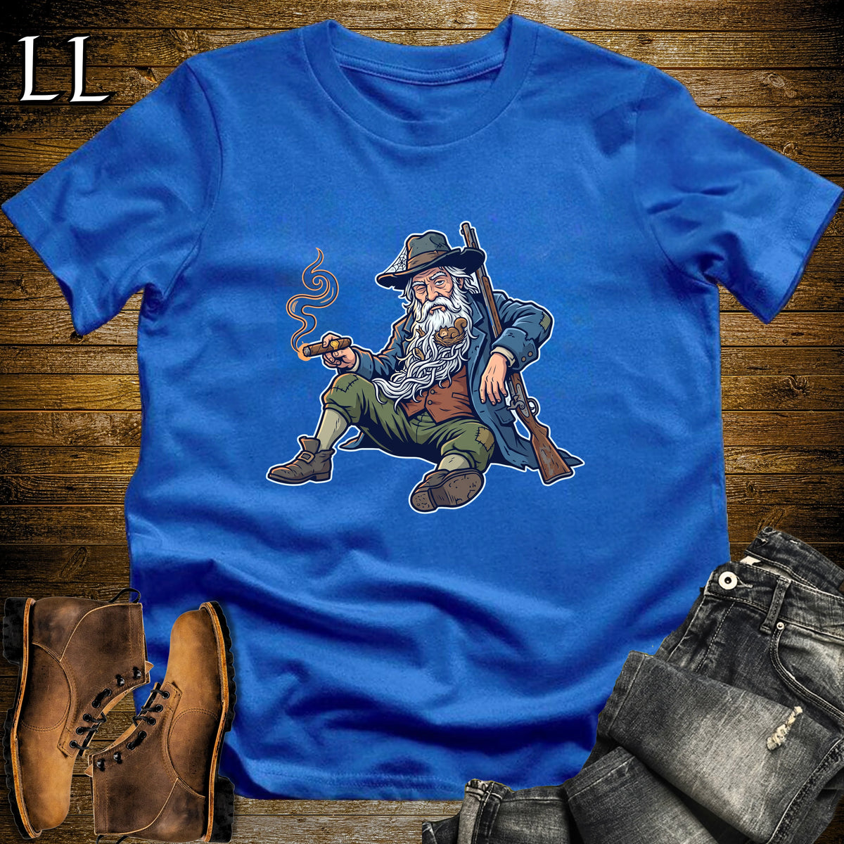 Rip Van Winkle Long Nap Cigar T-Shirt Royal | Long Nap Cigar Shirt