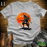 Rising Sun Samurai Sport Grey | Japanese Warrior Graphic