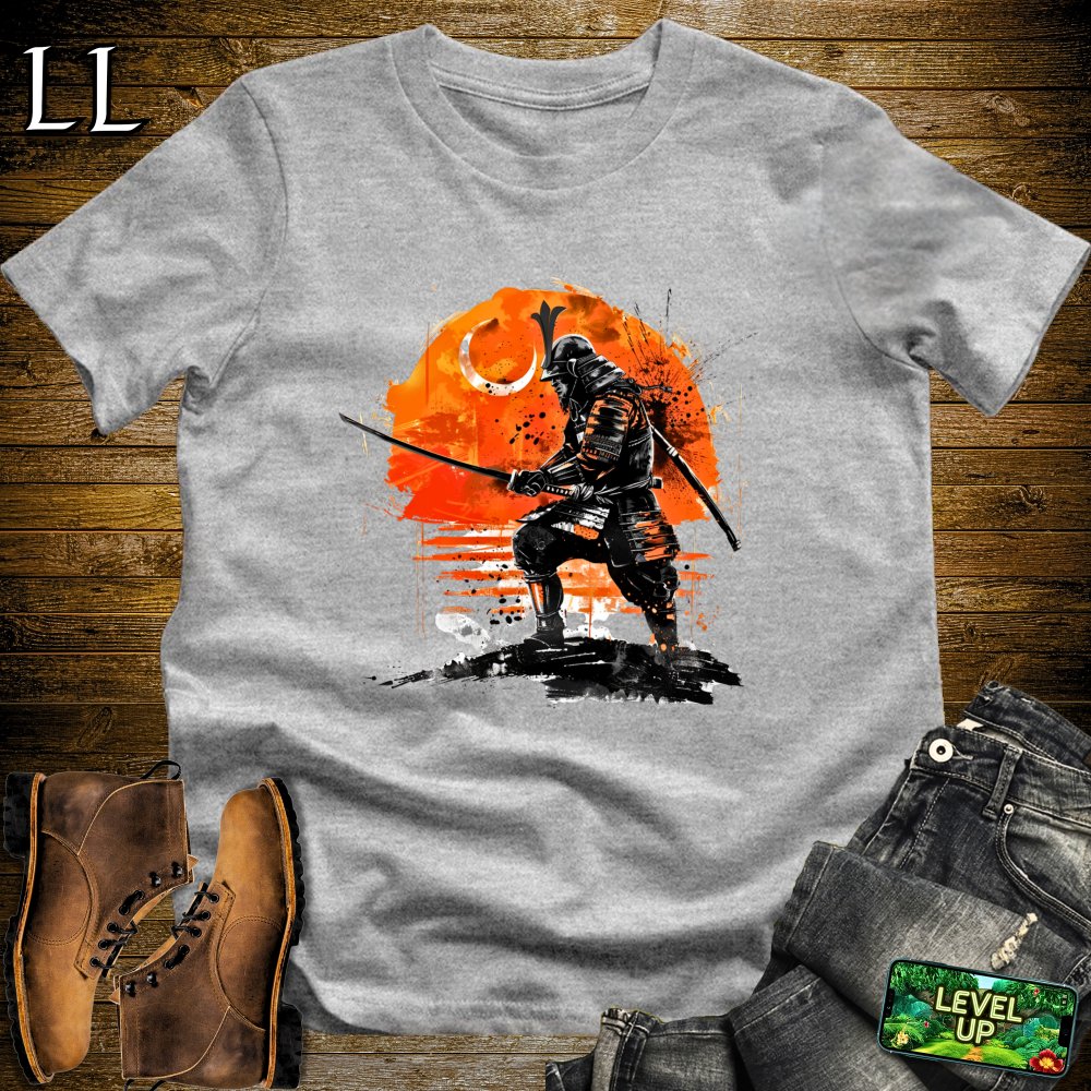Rising Sun Samurai Sport Grey | Japanese Warrior Graphic