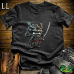 Robo Samurai Black | Mecha Warrior Graphic Tee