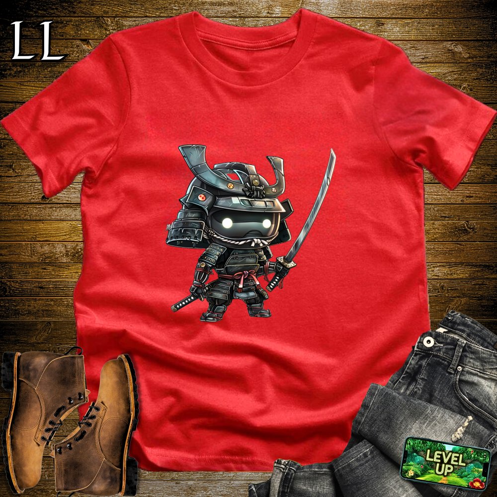 Robo Samurai Red | Mecha Warrior Graphic Tee