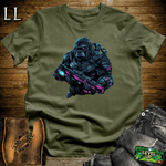 Robot Hunter Gorilla Softstyle Tee | Sci-Fi Action