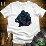 Robot Hunter Gorilla Softstyle Tee | Sci-Fi Action