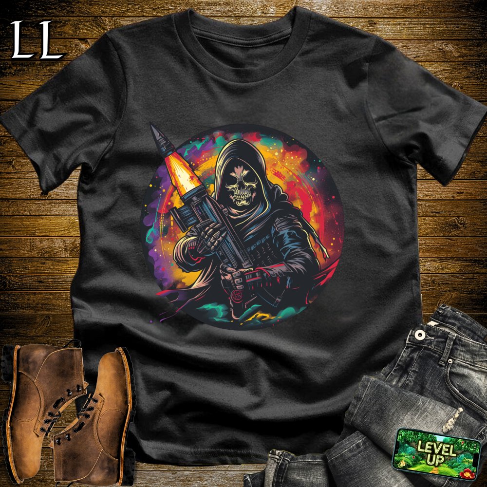 Rocket Launcher Grim Reaper Softstyle Tee - Black - LegacyLayers