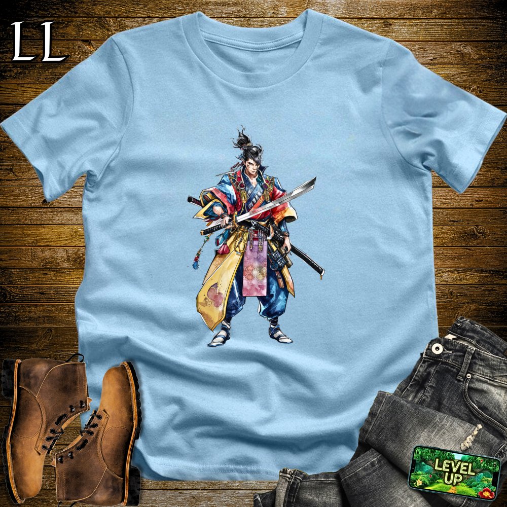 Royal Guard Samurai Light Blue | Samurai Warrior Gift Tee