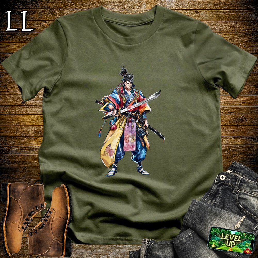 Royal Guard Samurai Softstyle Tee - Military Green - LegacyLayers