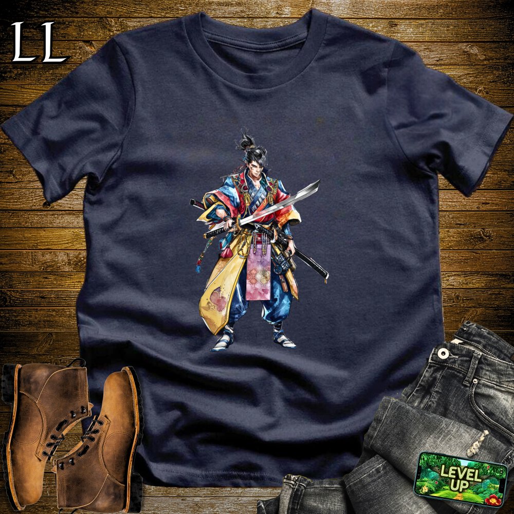 Royal Guard Samurai Softstyle Tee - Navy - LegacyLayers