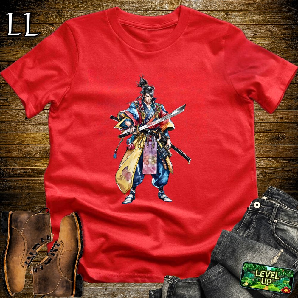 Royal Guard Samurai Softstyle Tee - Red - LegacyLayers