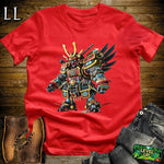 Samurai Gundam Red | Mecha Warrior Graphic Tee