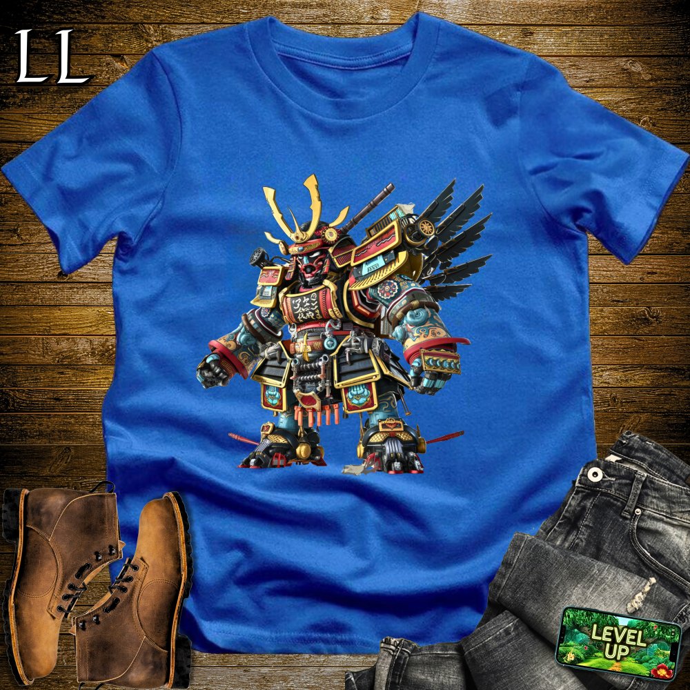 Samurai Gundam Softstyle Tee - Royal - LegacyLayers