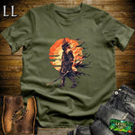 Samurai of the Flames Navy | Fire Warrior Graphic Tee