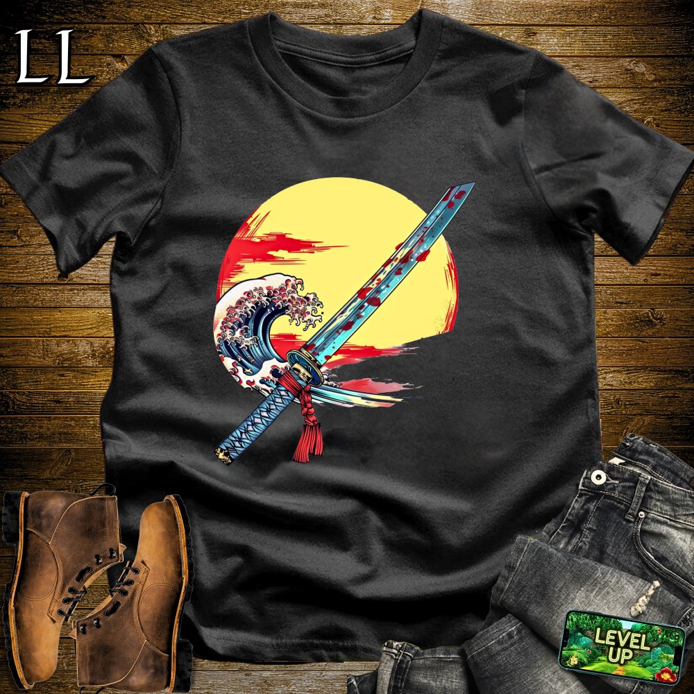 Samurai Katana Black | Sword Master Graphic Tee