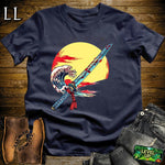 Samurai Katana Navy | Sword Master Graphic Tee