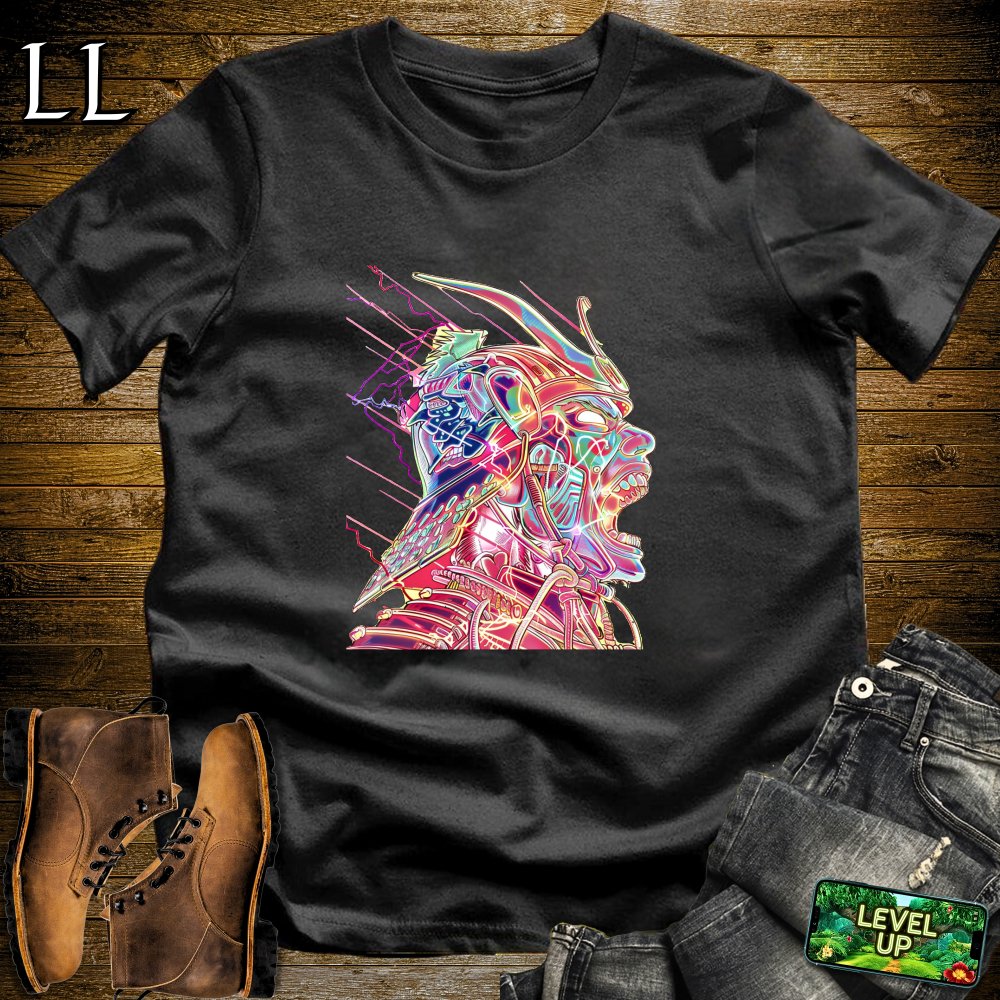 Samurai Rage Black | Warrior Intensity Graphic Tee