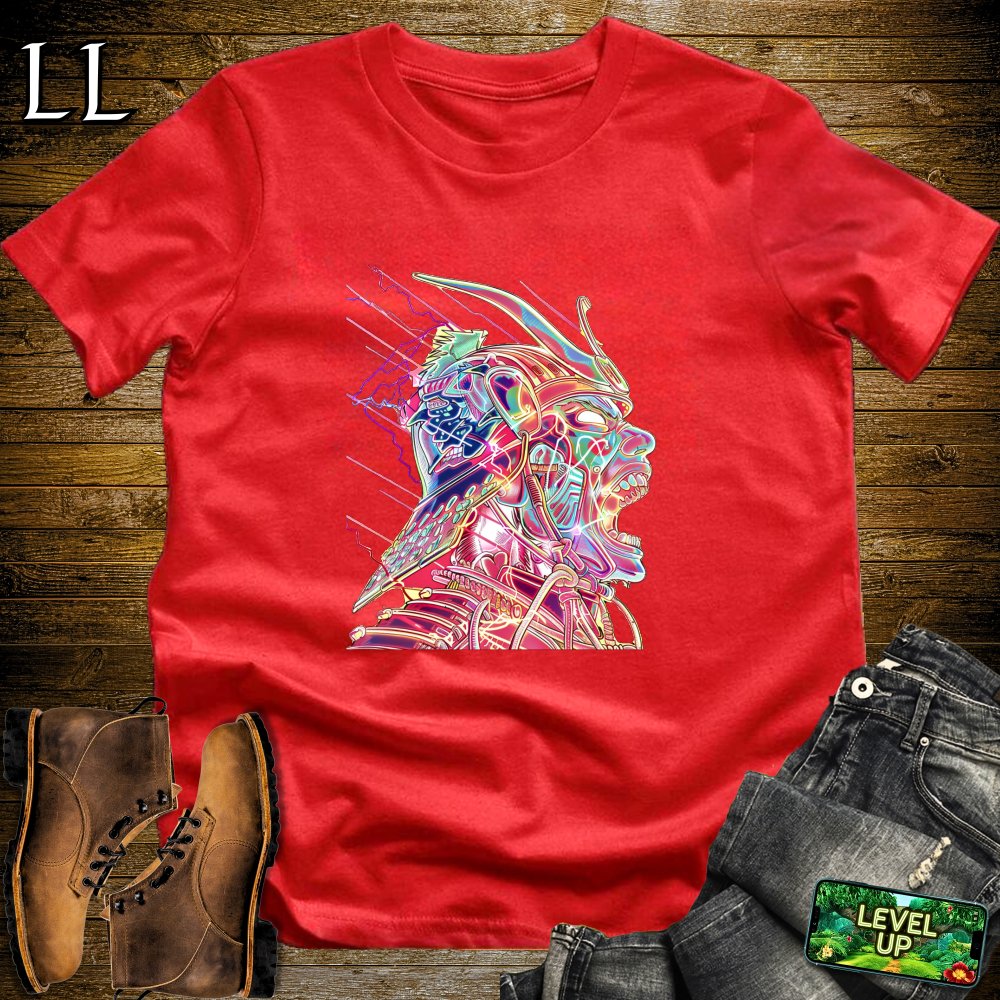 Samurai Rage Red | Warrior Intensity Graphic Tee