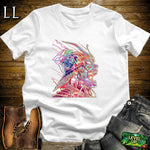 Samurai Rage White | Warrior Intensity Graphic Tee