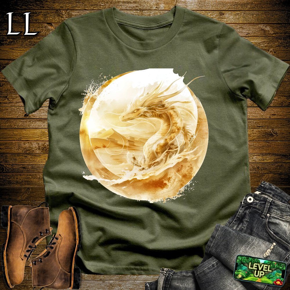 Sand Dragon Softstyle Tee - Military Green - LegacyLayers