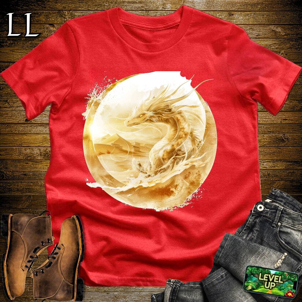 Sand Dragon Softstyle Tee - Red - LegacyLayers