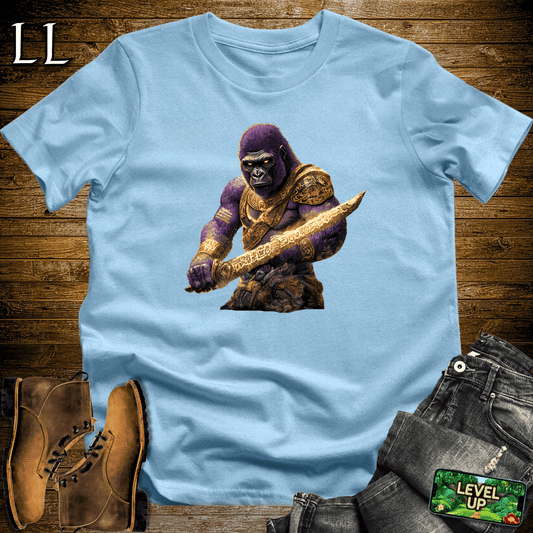 Sand Gaurdian Gorilla Softstyle Tee - Light Blue - LegacyLayers