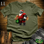 Santa Gorilla Softstyle Tee - Military Green - LegacyLayers