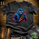 Saxophone Master Gorilla Black | Jazz Lover Shirt
