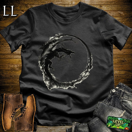 Shadow Dragon Softstyle Tee - Black - LegacyLayers