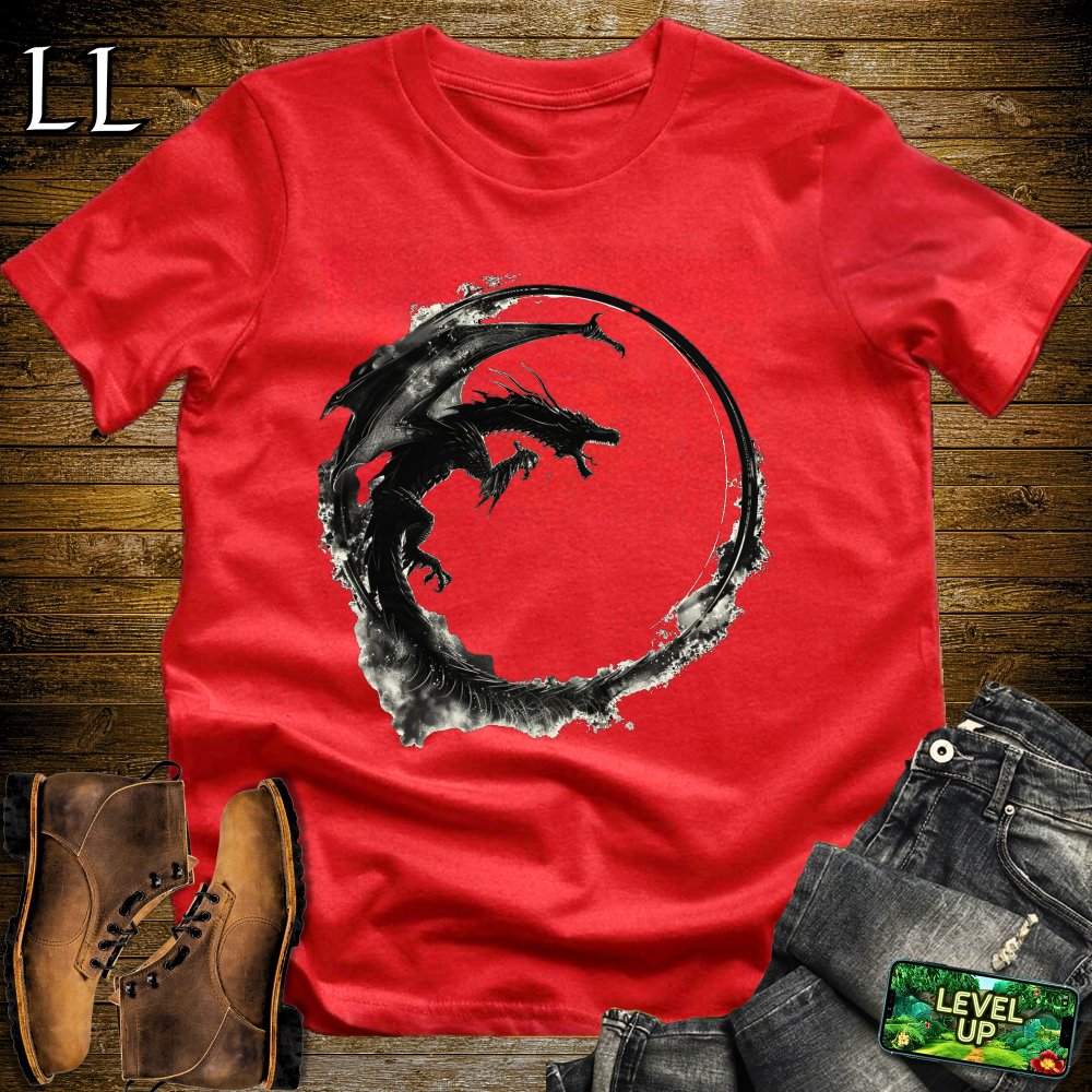 Shadow Dragon Softstyle Tee - Red - LegacyLayers