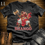 Shango African God Softstyle Tee Black | African Mythology Shirt