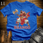 Shango African God Softstyle Tee Royal Blue | African Mythology Shirt