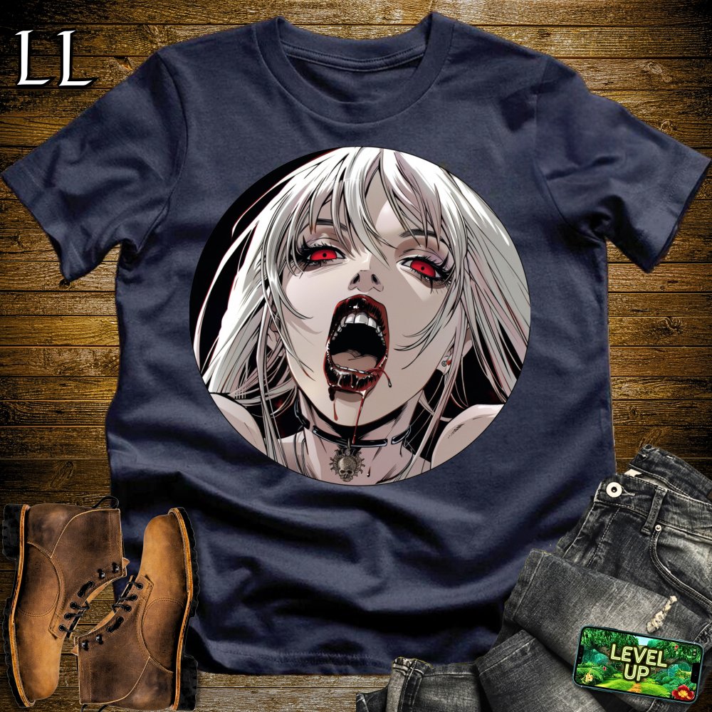 Shes Ready For a Bite Softstyle Tee - Navy - LegacyLayers