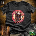 Shiba Inu Samurai Black | Dog Warrior Graphic Tee