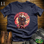 Shiba Inu Samurai Navy | Dog Warrior Graphic Tee