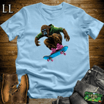 Skateboard Gorilla Softstyle Tee Light Blue | Action Sports Tee