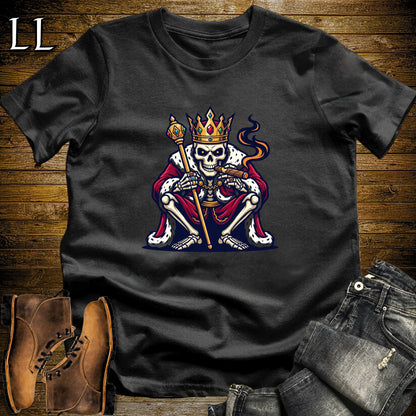 Skeleton King Royal Cigar T-Shirt Black | Royal Cigar Lover Shirt