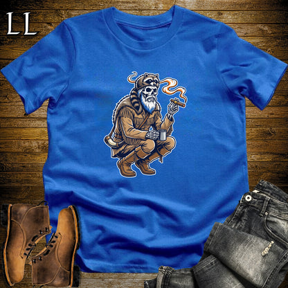 Skeleton Mountain Man Cigar T-Shirt Royal | Mountain Man Cigar Shirt
