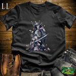 Skeleton Samurai Black | Dark Warrior Graphic Tee