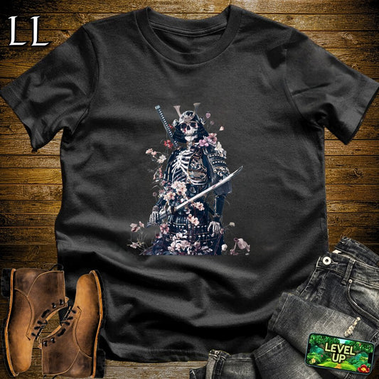 Skeleton Samurai Softstyle Tee - Black - LegacyLayers