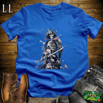 Skeleton Samurai Royal | Dark Warrior Graphic Tee