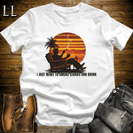 Smoke Cigar And Drink Softstyle T-Shirt White | Cigar Gift Tee