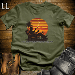 Smoke Cigar Drink Rum Softstyle T-Shirt Military Green | Cigar Gift