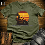 Smoke Cigar Drink Tequila Softstyle T-Shirt Military Green | Cigar Gift